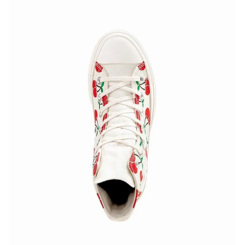 Converse shoes - Converse Chuck Taylor All Star Lift - A08096C - White Red, Manufacturer: Egret/Red/Green 8