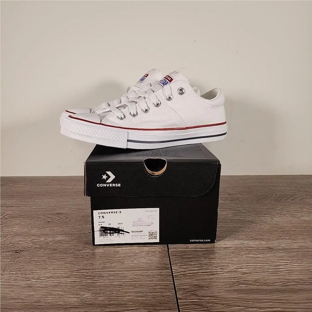 Converse Ctas Madison Ox White Womens 7.5 Athletic Sneaker