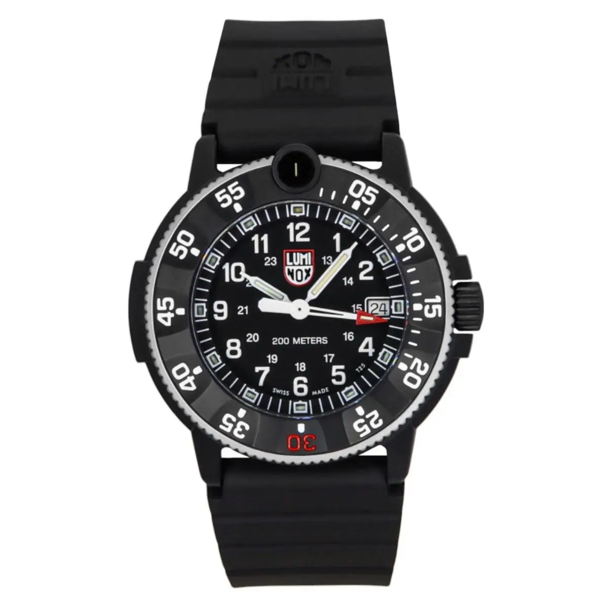 Navy Seal 3001 Black Dial Quartz 200M Men`s Watch XS.3001.H by Luminox