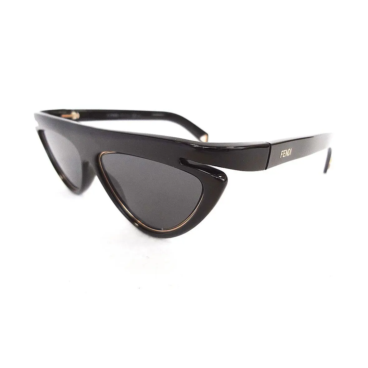 Fendi Women`s Sunglasses FF0383/S 807 Black 55-15-140 Made IN Italy