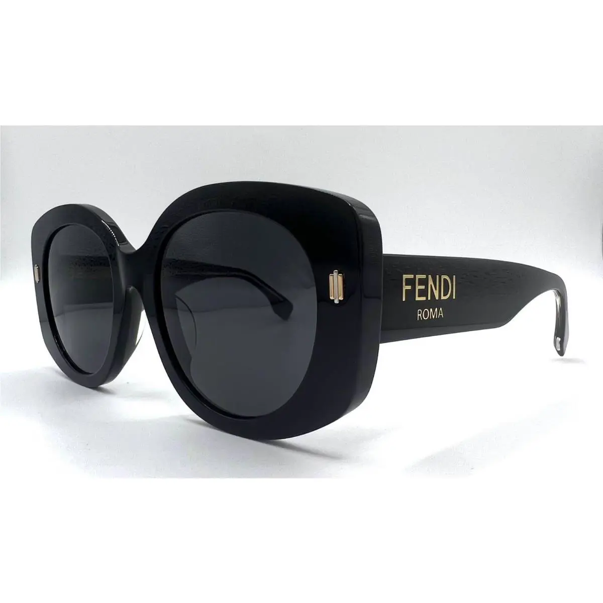 Fendi FE40137F FE 40137F 01A Black Sunglasses 53-19-145 Rx