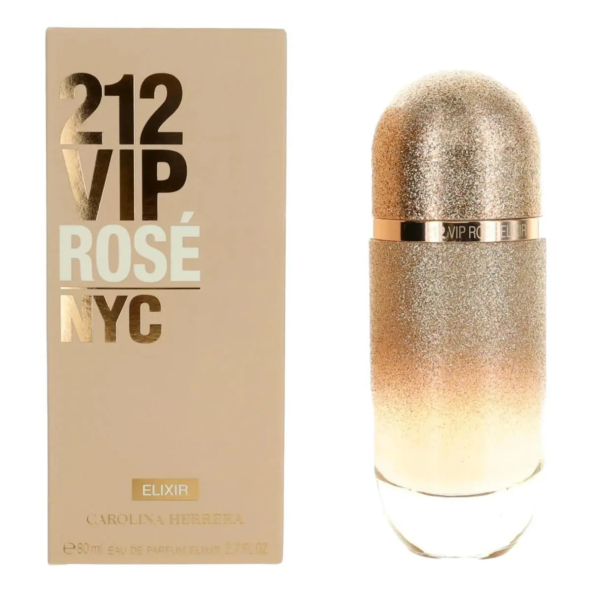 212 Vip Rose Elixir by Carolina Herrera 2.7 oz Edp Elixir Spray Women