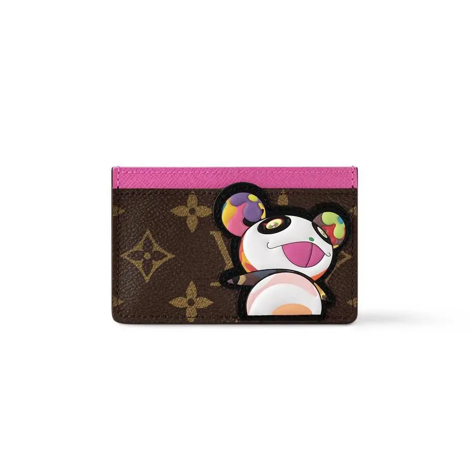 Louis Vuitton x Takashi Murakami 2025 LV x TM Panda Card Holder M13439