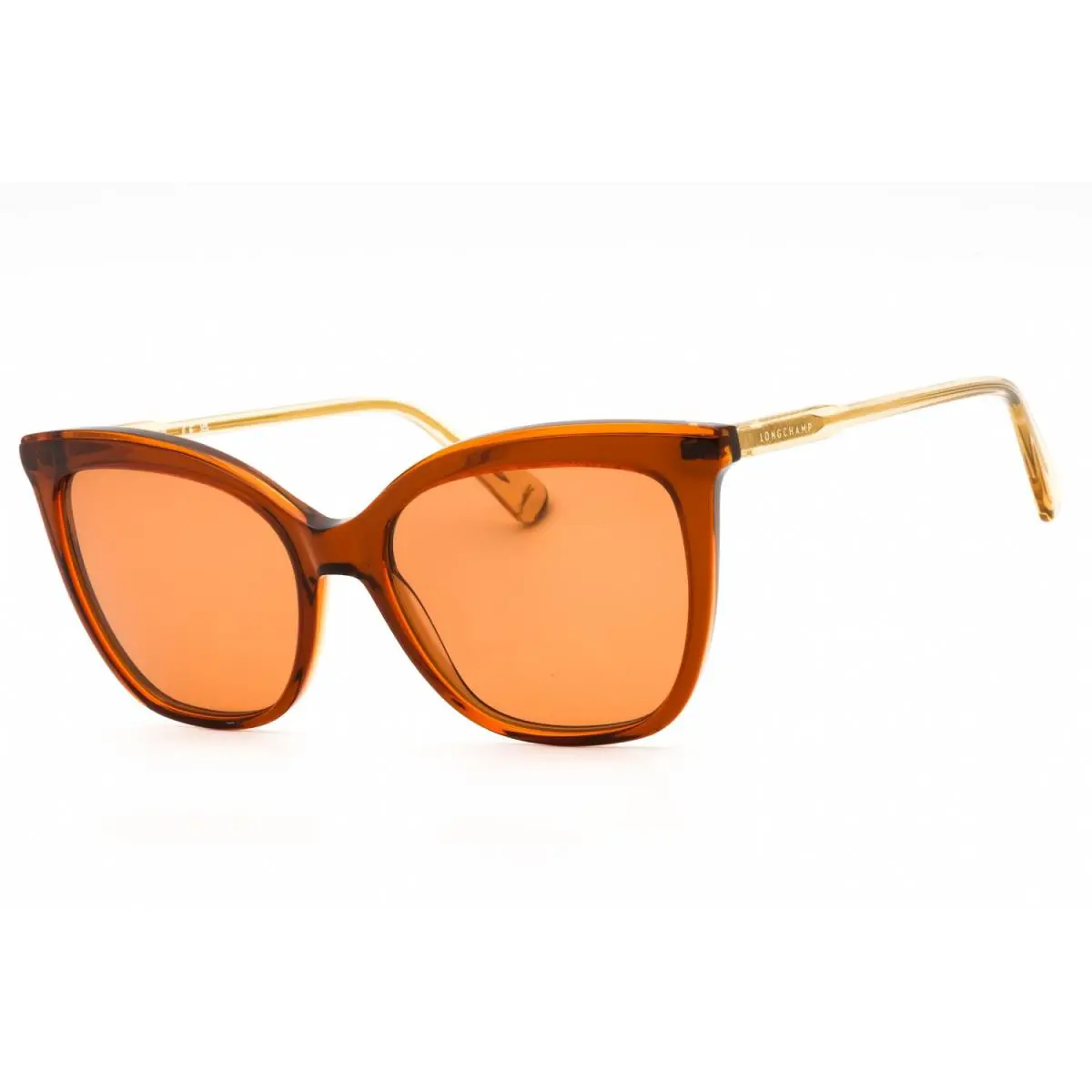 Longchamp LO729S-233-55 Sunglasses Size 55mm 140mm 17 Brown Sunglasses Sung - Frame: brown, Lens: caramel