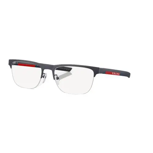 Prada Linea Rossa Eyewear PS51QV MAG1O1 57 Matte Blue Half Rim Frmae