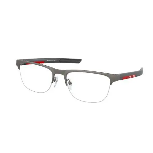 Prada Linea Rossa Eyewear PS51QV 1BO1O1 55 Gunmetalhalf Rim Frmae