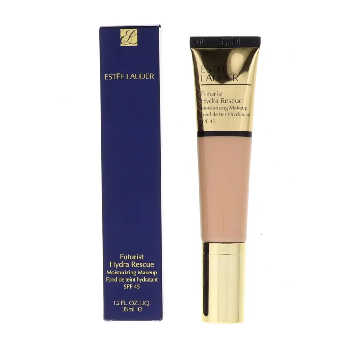 Estee Lauder Futurist Hydra Rescue Makeup Spf 45 Sand 1W2 1.2 oz