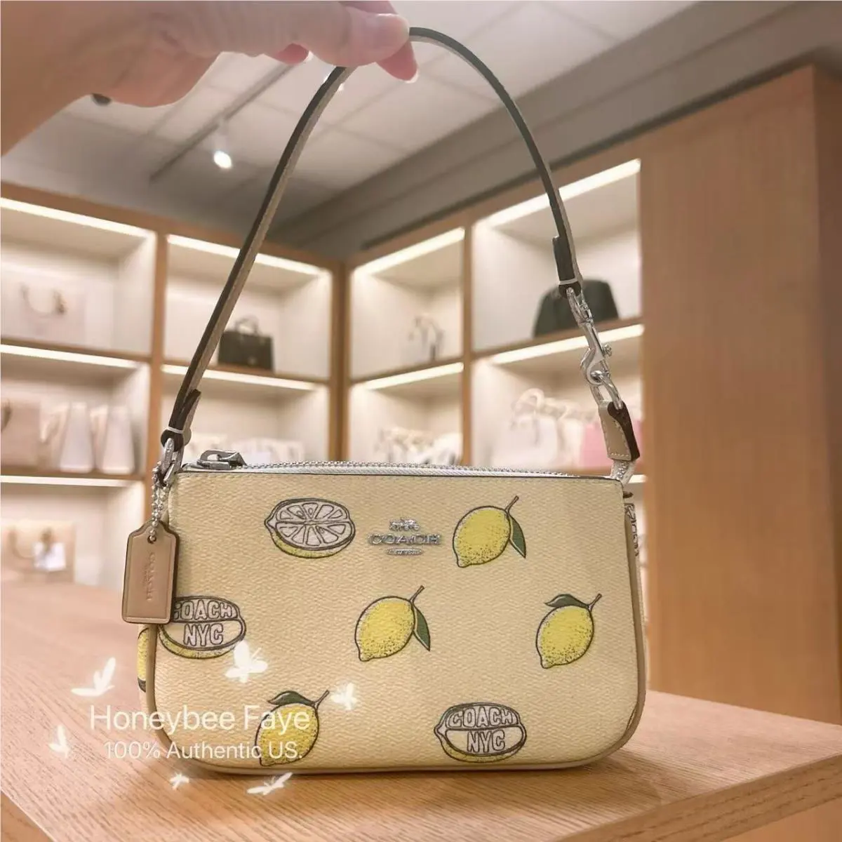 Coach Nolita 19 with Strawberry/lemon/orange Print CAL25/CAL26/CAL27