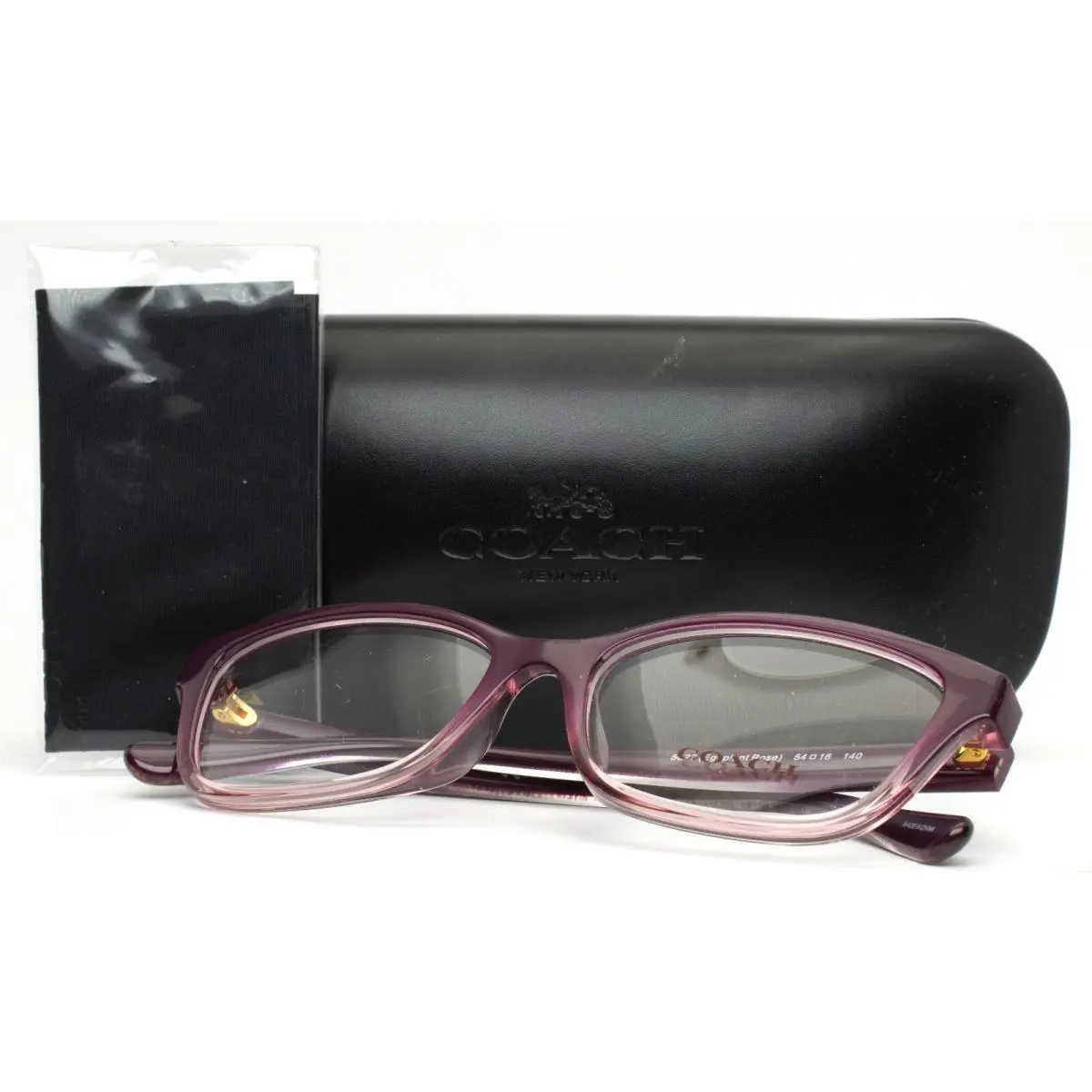 Coach HC6159U 5622 Eggplant Rose Womens Cat Eye Eyeglasses 54-16-140 B:34