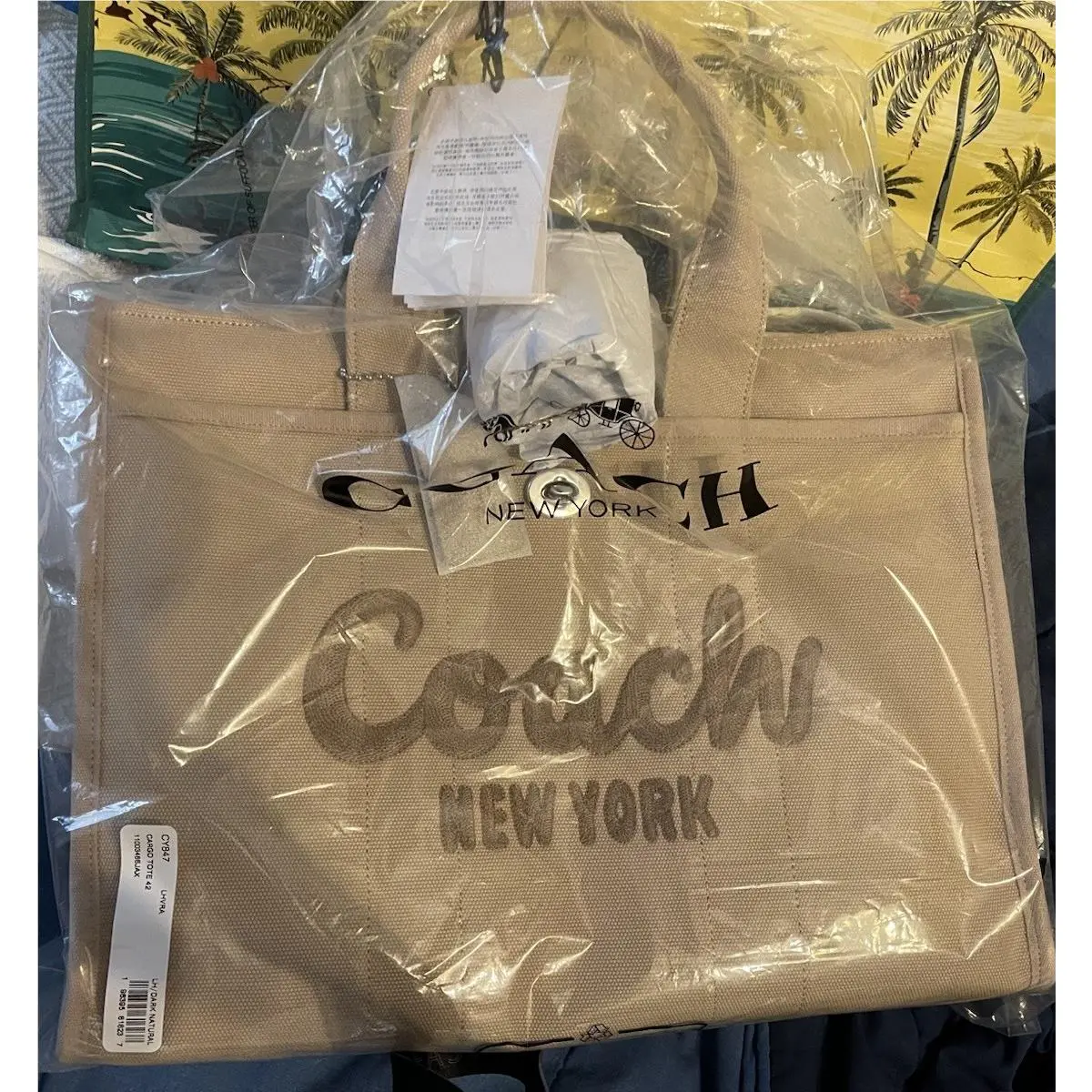 Coach Cargo Tote Bag 42 and or Cross Body Purse
