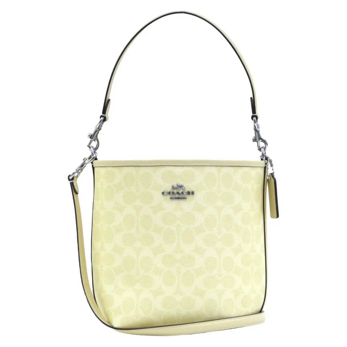 City Bucket Bag In Signature Canvas - Hay by Coach