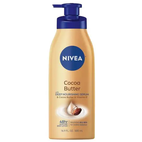 4-Pack Nivea Lotion Cocoa Butter 16.9 Ounce Pump Dry To Very Dry Skin 500ml