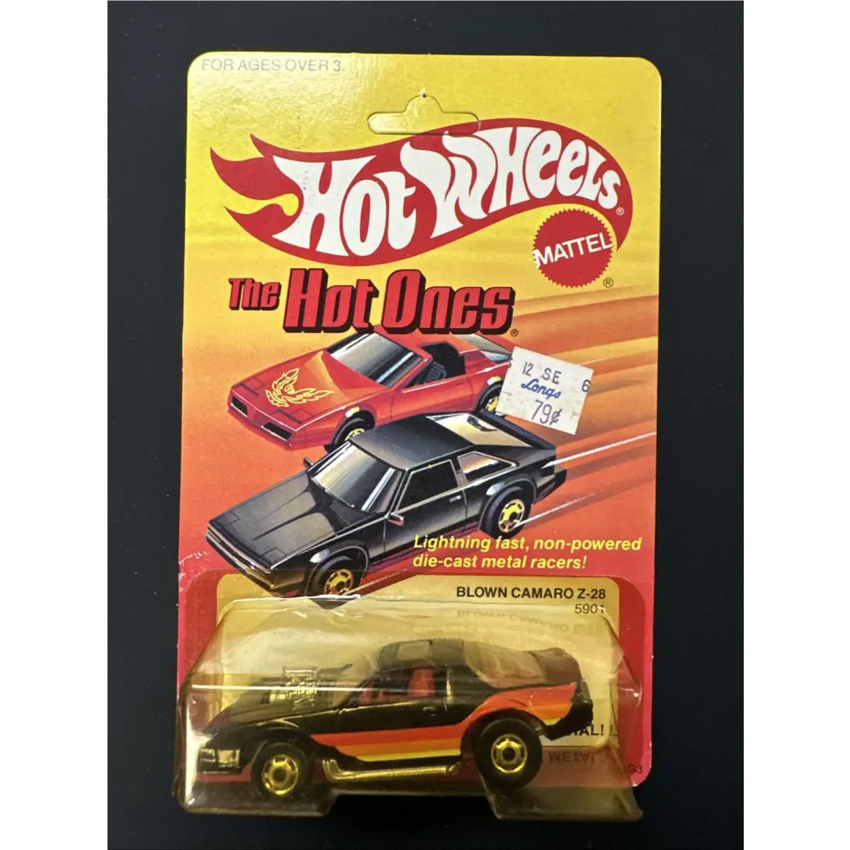 Vintage 1982 Hot Wheels The Hot Ones Blown Camaro Z-28 No. 5901 P61 Unpunched