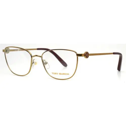 Tory Burch TY1067 3297 Gold Womens Cat Eye Full Rim Eyeglasses 52-17-140 B:39