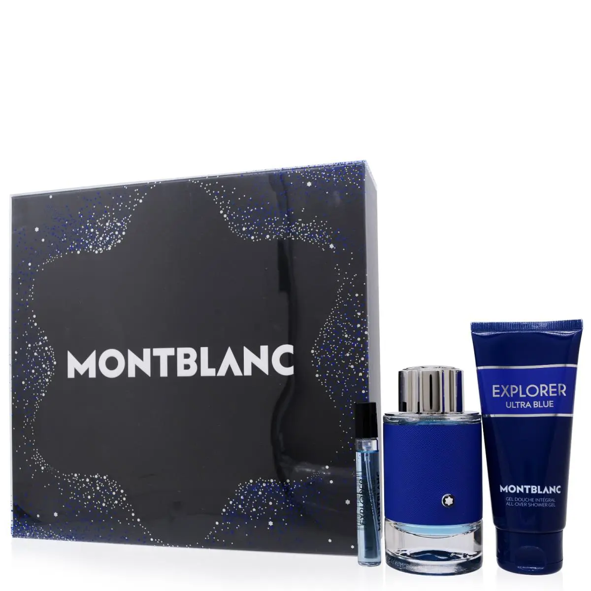 Montblanc Explorer Ultra Blue 3pc Gift Set For Men
