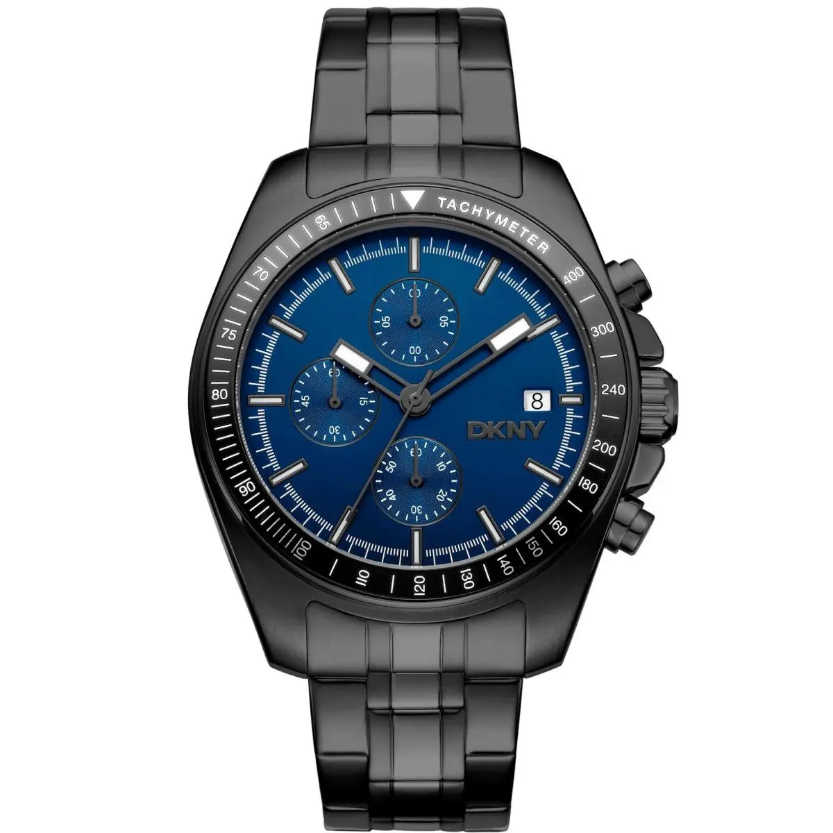 Dkny Men`s DK1G049M0075 Everyday Central Park Chrono Black IP Steel Watch by DKNY