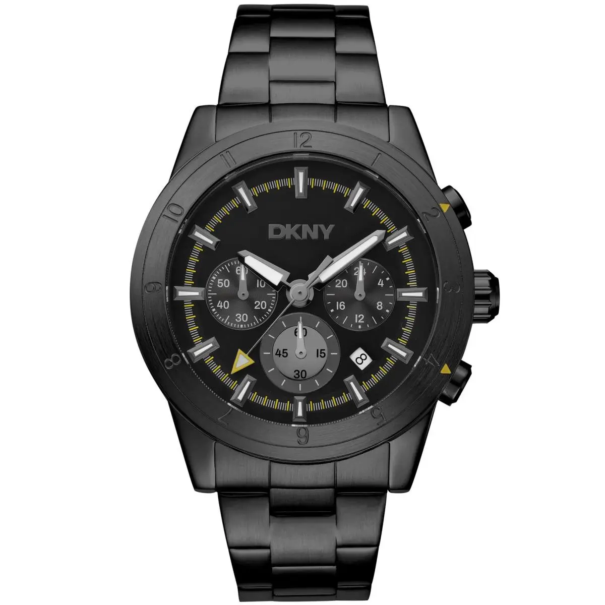 Dkny Men`s DK1G051M0075 Active Bryant Park Chrono Black IP Steel Wristwatch by DKNY