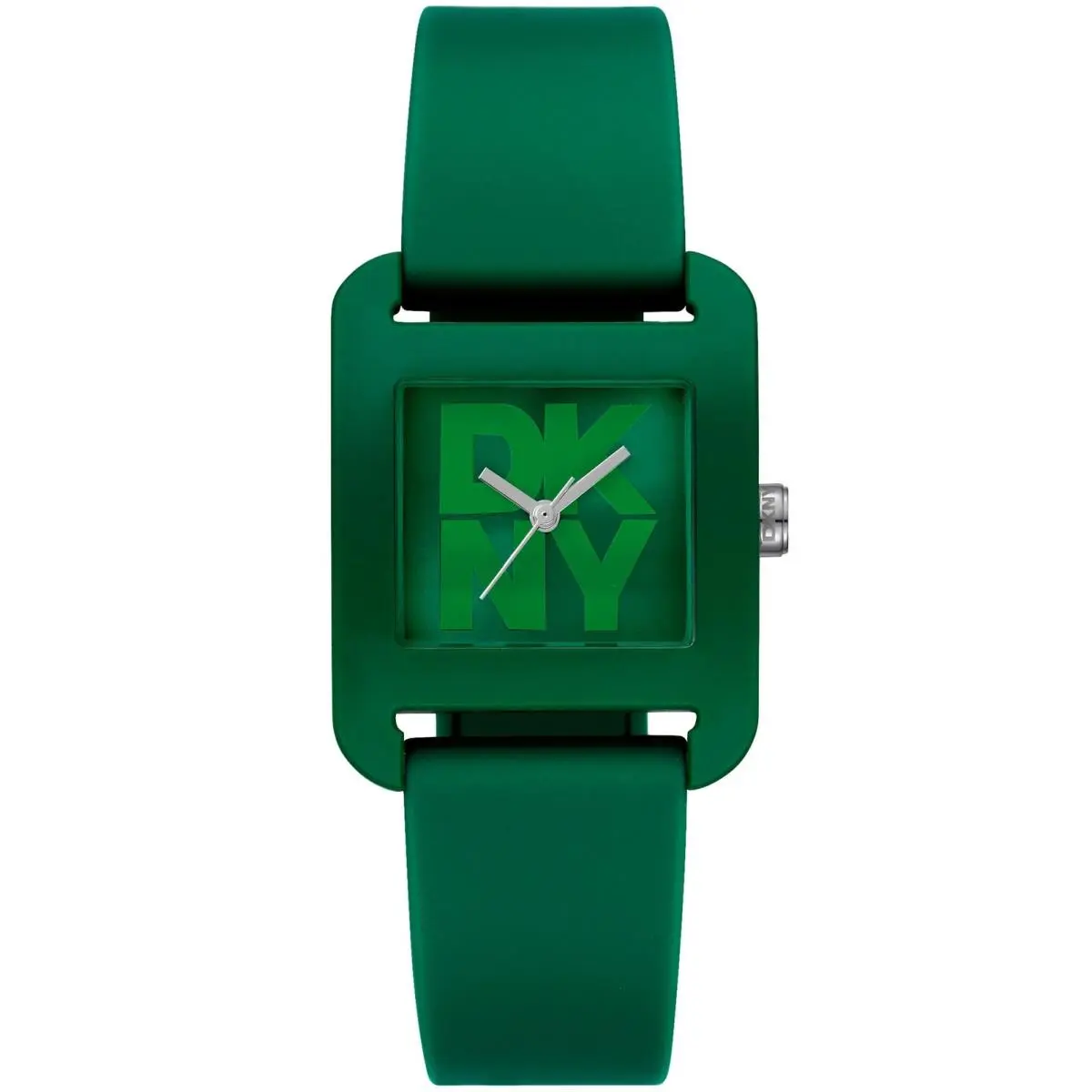 Dkny Women`s DK1L002P0065 Iconic City Sport Green Silicone Wristwatch