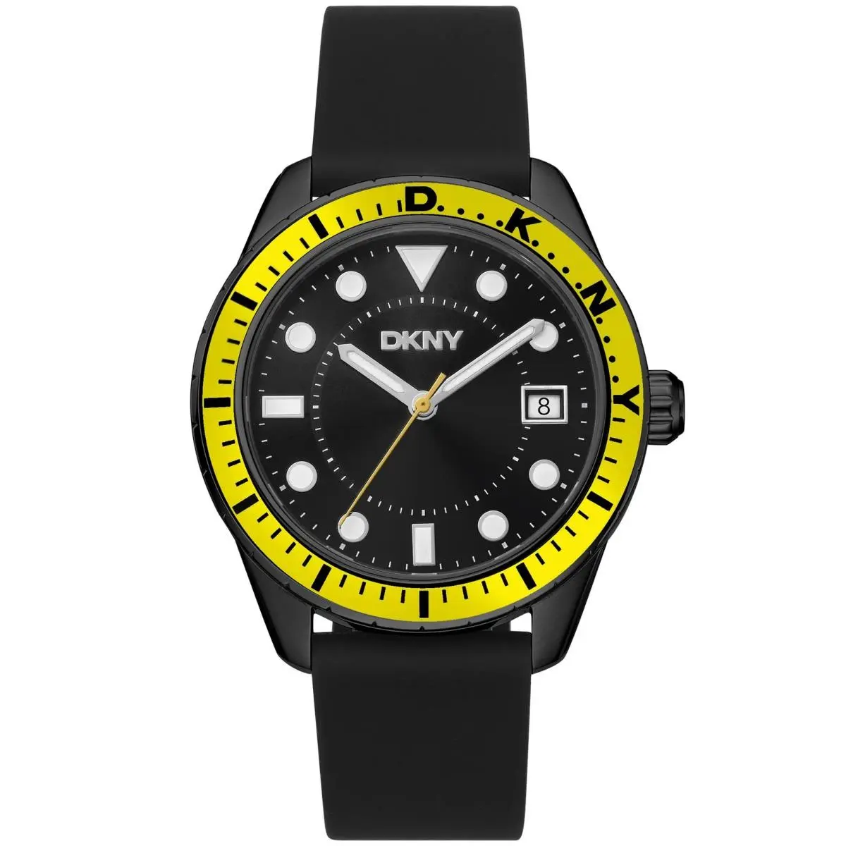 Dkny Men`s DK1G050P0035 Active Crosby Sport Black Silicone Date Wristwatch by DKNY