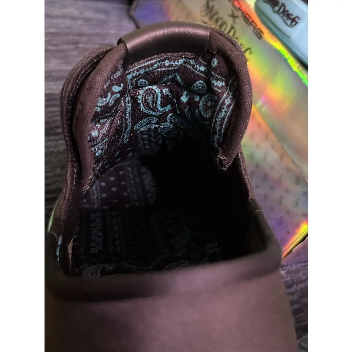 Skechers shoes - Skechers Snoop One Og Canvas Snoop Dogg - 251032 - Black / Aqua (UPC: 0197976283275) 13