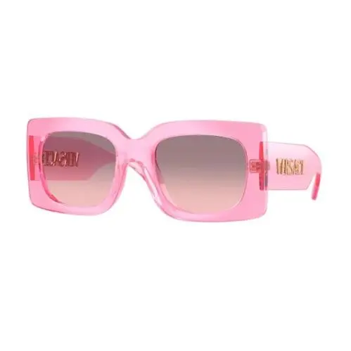 Sunglasses VE4496 53705M 54mm Transparent Pink with Rose Lenses by Versace