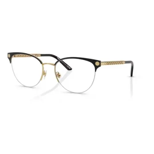 Versace 0VE1297 1516 Gold/matte Black 53mm Cat-eye Women`s Eyeglasses