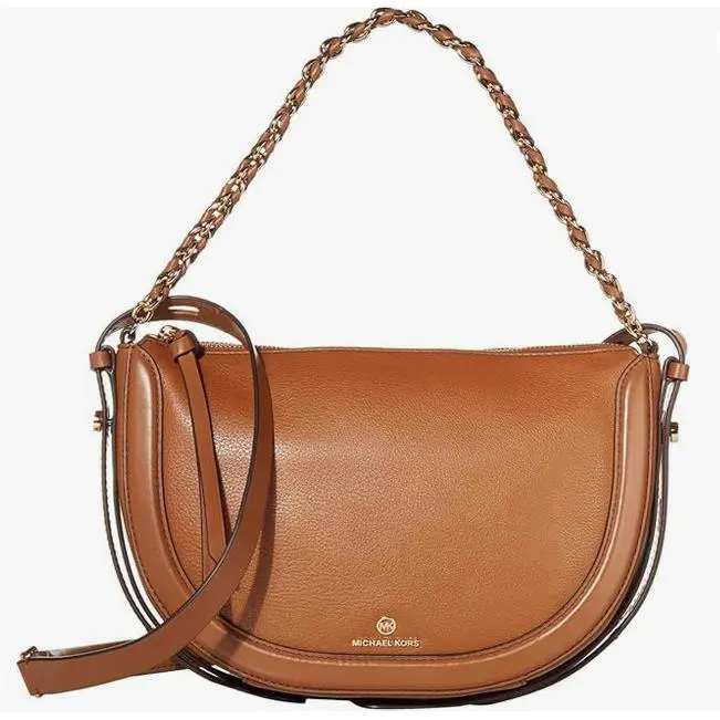 Michael Kors Jagger Leather Small Messenger/shoulder Luggage/brown
