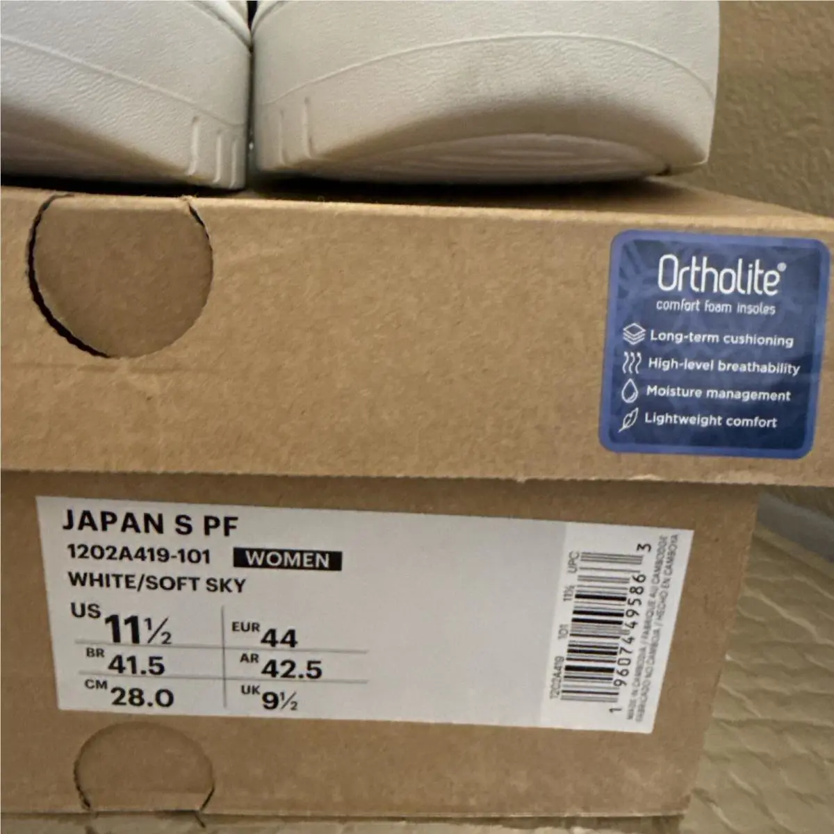 Asics shoes - ASICS Japan - Japan - White / Soft Sky (UPC: 0196074495863) 1