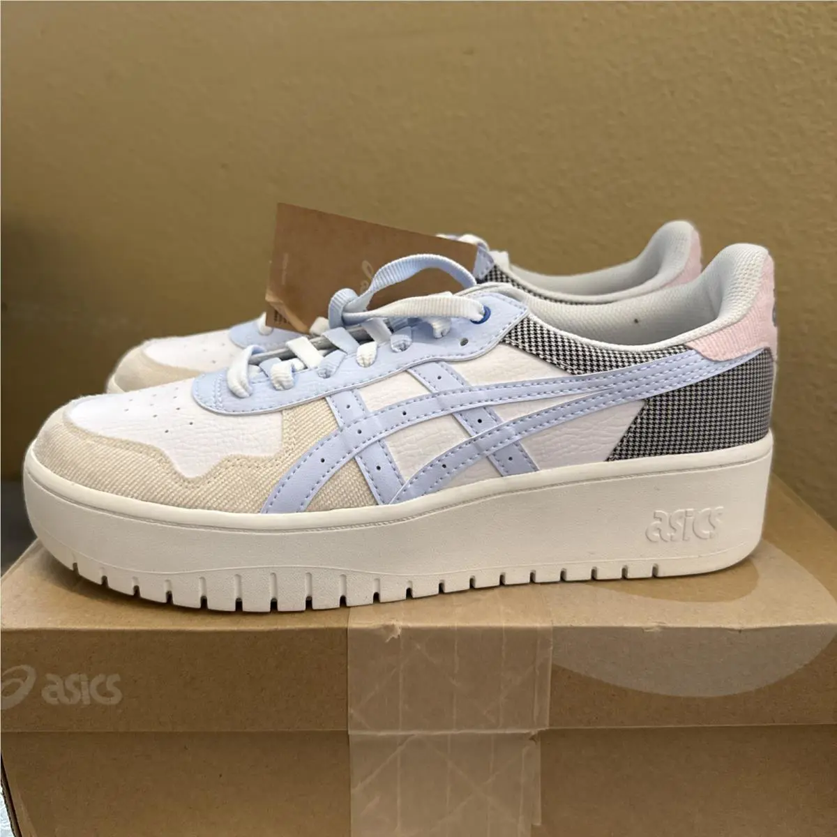 Asics shoes - ASICS Japan - Japan - White / Soft Sky (UPC: 0196074495863) 4
