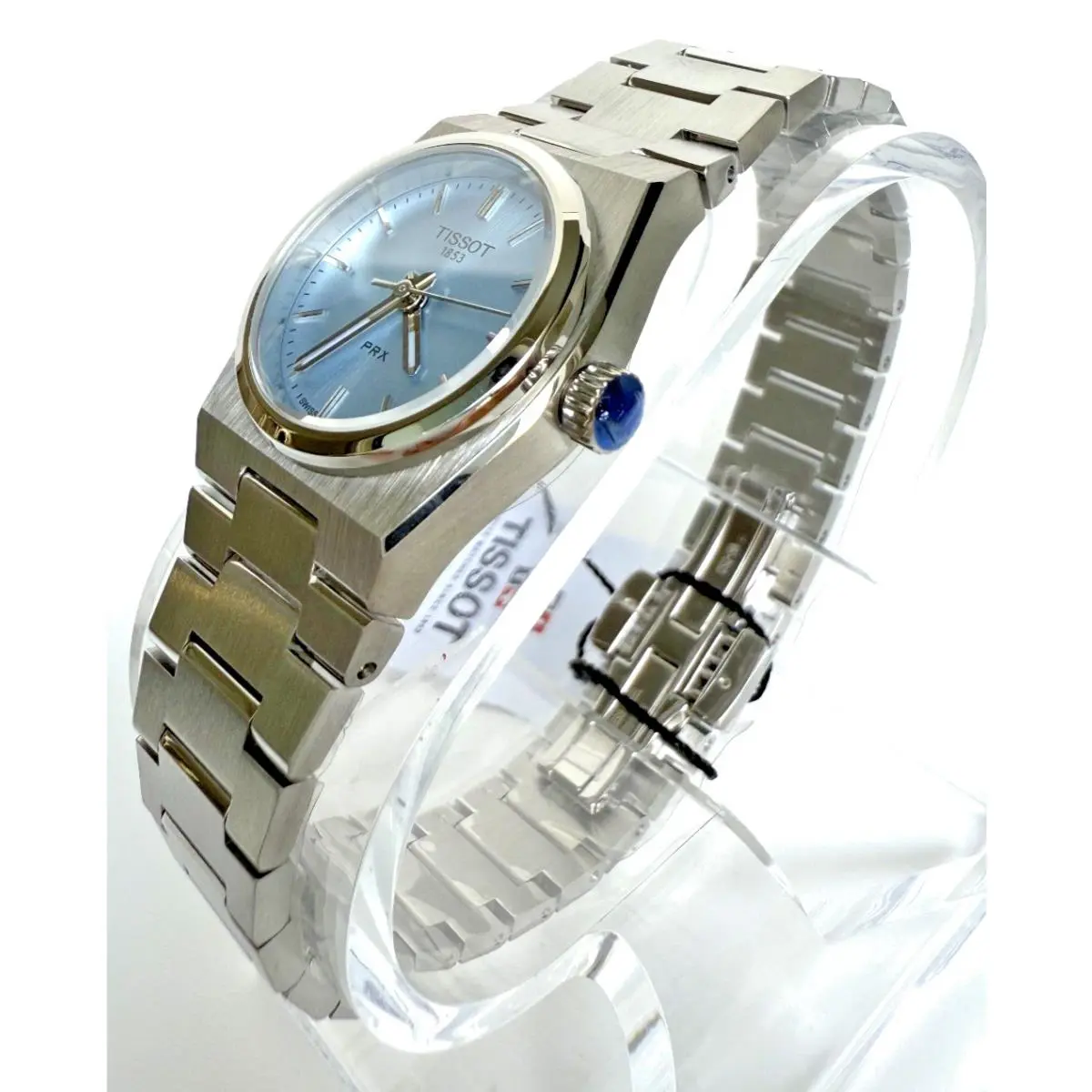 Prx 25mm Ice Blue Dial Stainless Steel Women`s Watch T1370101135100 by Tissot