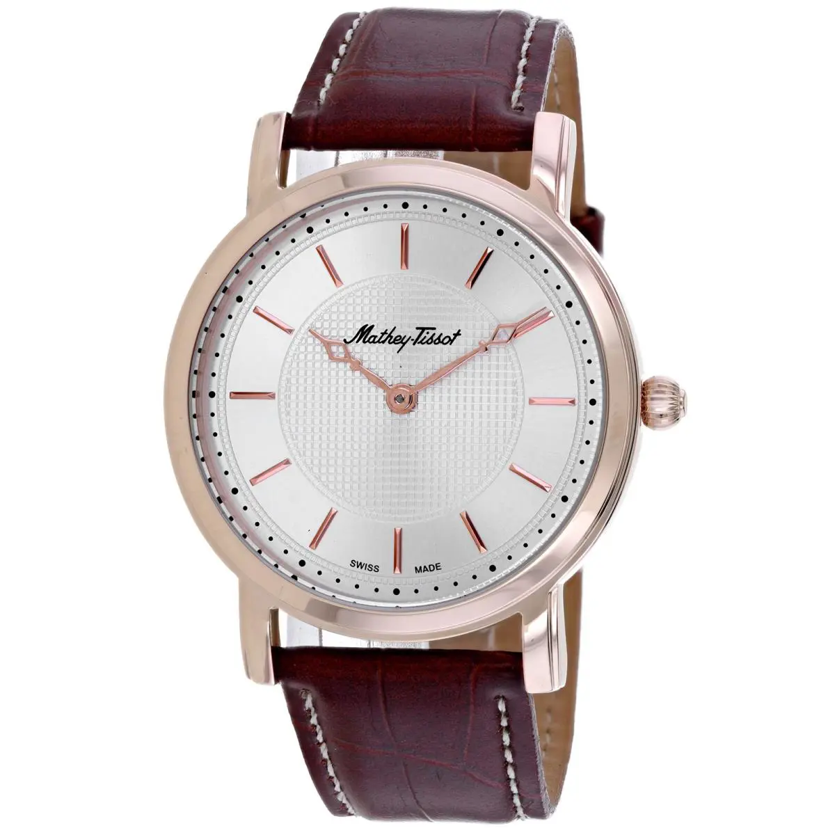 Mathey Tissot Women`s City Silver Dial Watch - H611252PSS