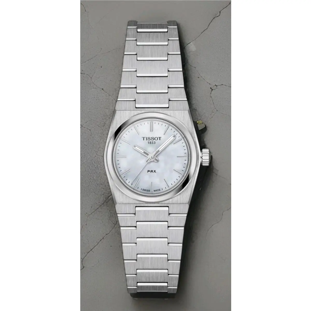 Tissot Prx Quartz 25mm Mother of Pearl Women`s Watch T137.010.11.111.00