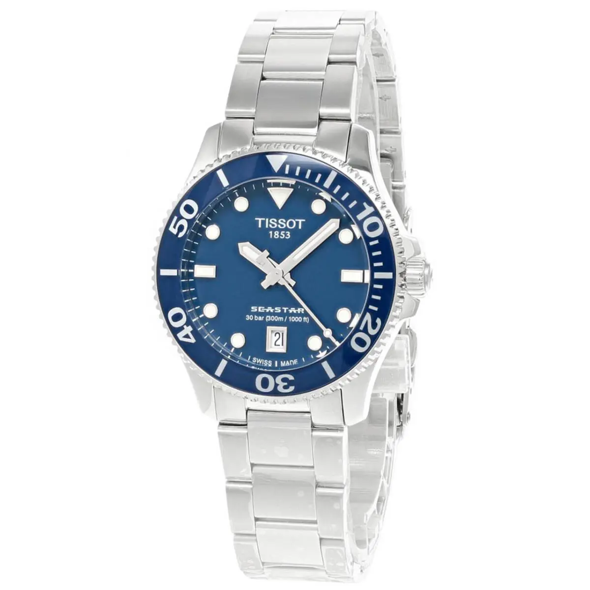 Tissot Seaster 1000 Unisex 36 mm Blue Dial Watch T120.210.11.041.00