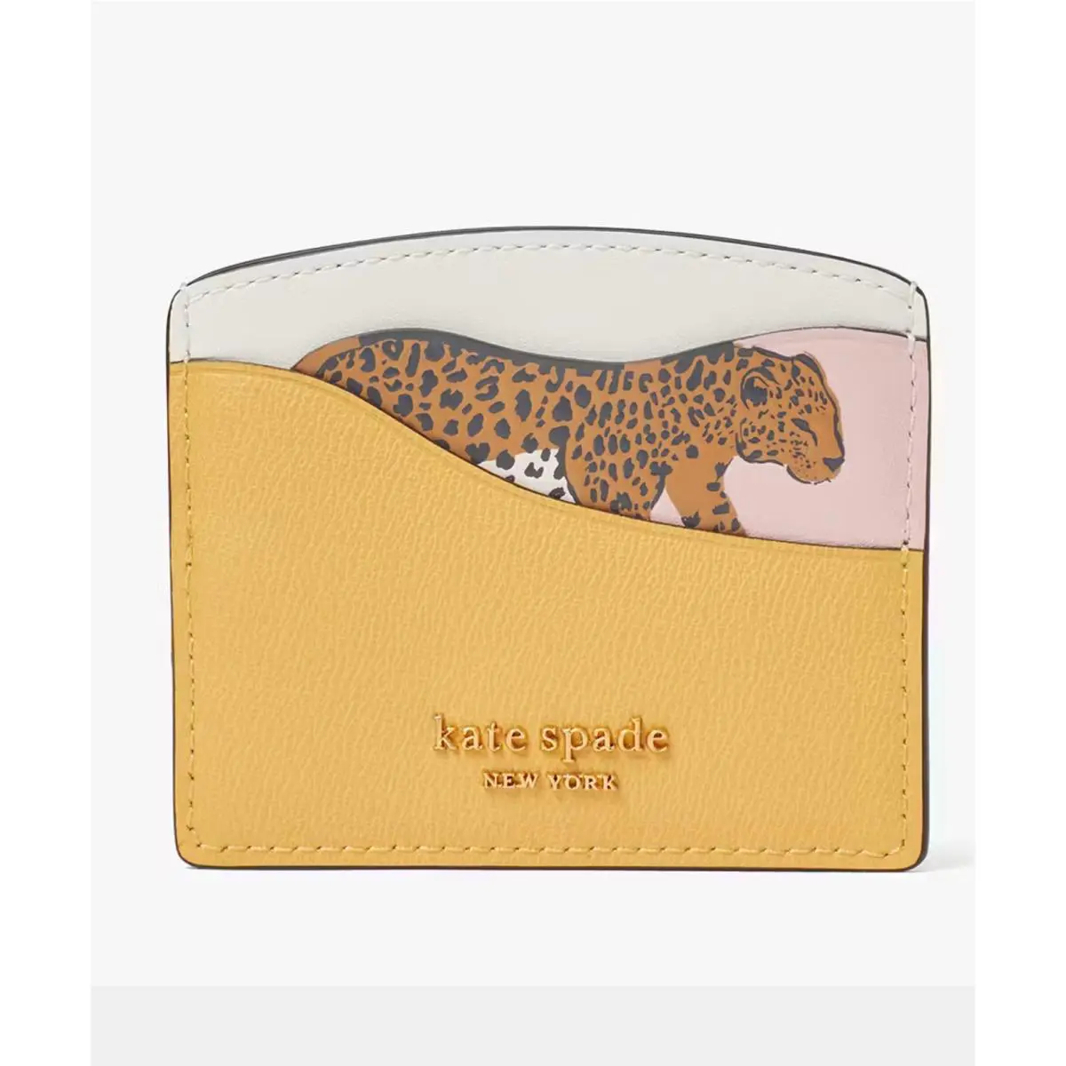 Kate Spade Women s Lucy Slim Cardholder Leopard Color Block K8884