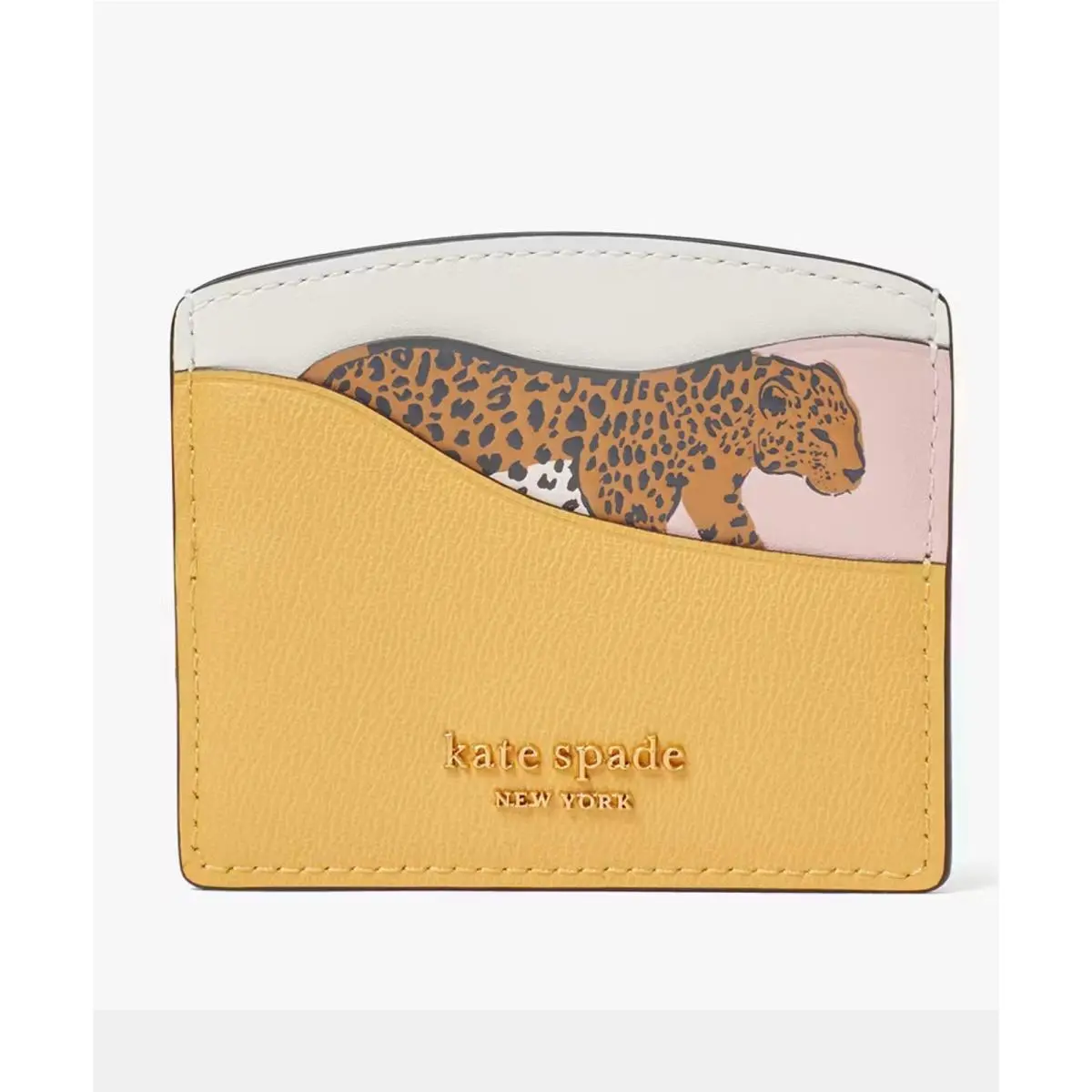 Kate Spade Women’s Lucy Slim Cardholder Leopard Color Block K8884