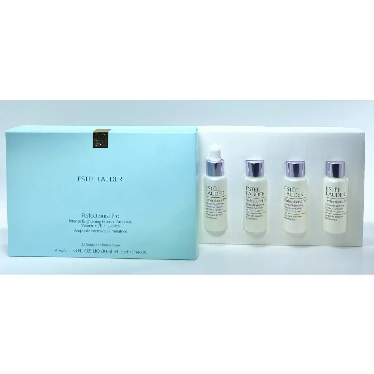 Estee Lauder Perfectionist Pro Intense Brightening Essence Ampoule with 4x10ml