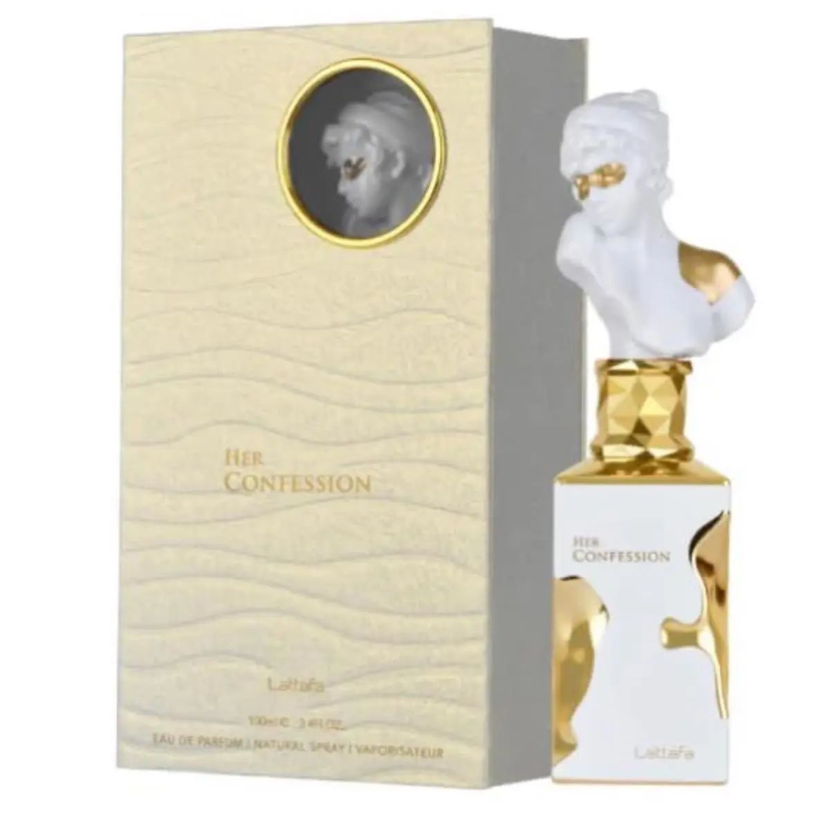 Lattafa Her Confession For Women Eau de Parfum Spray 3.4 Oz