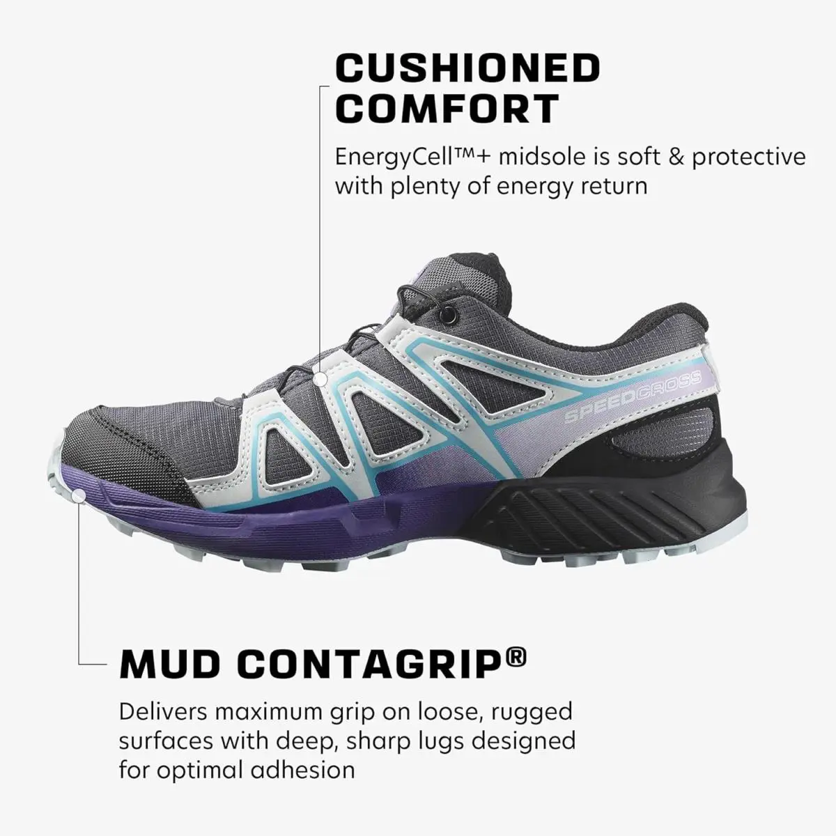 Salomon shoes - Black/Cherry Tomato/Turmeric 13