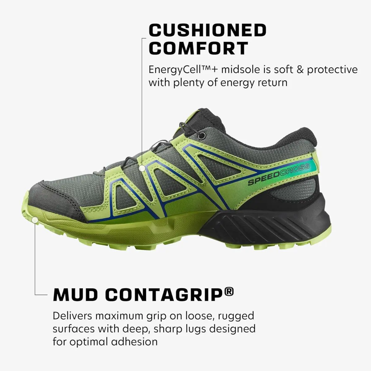 Salomon shoes - Black/Cherry Tomato/Turmeric 19