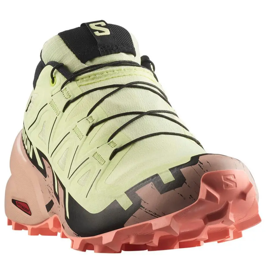 Salomon shoes - Salomon Speedcross 6 - Speedcross - 477655 - Lime Cream/Mahogany Rose/Black 6