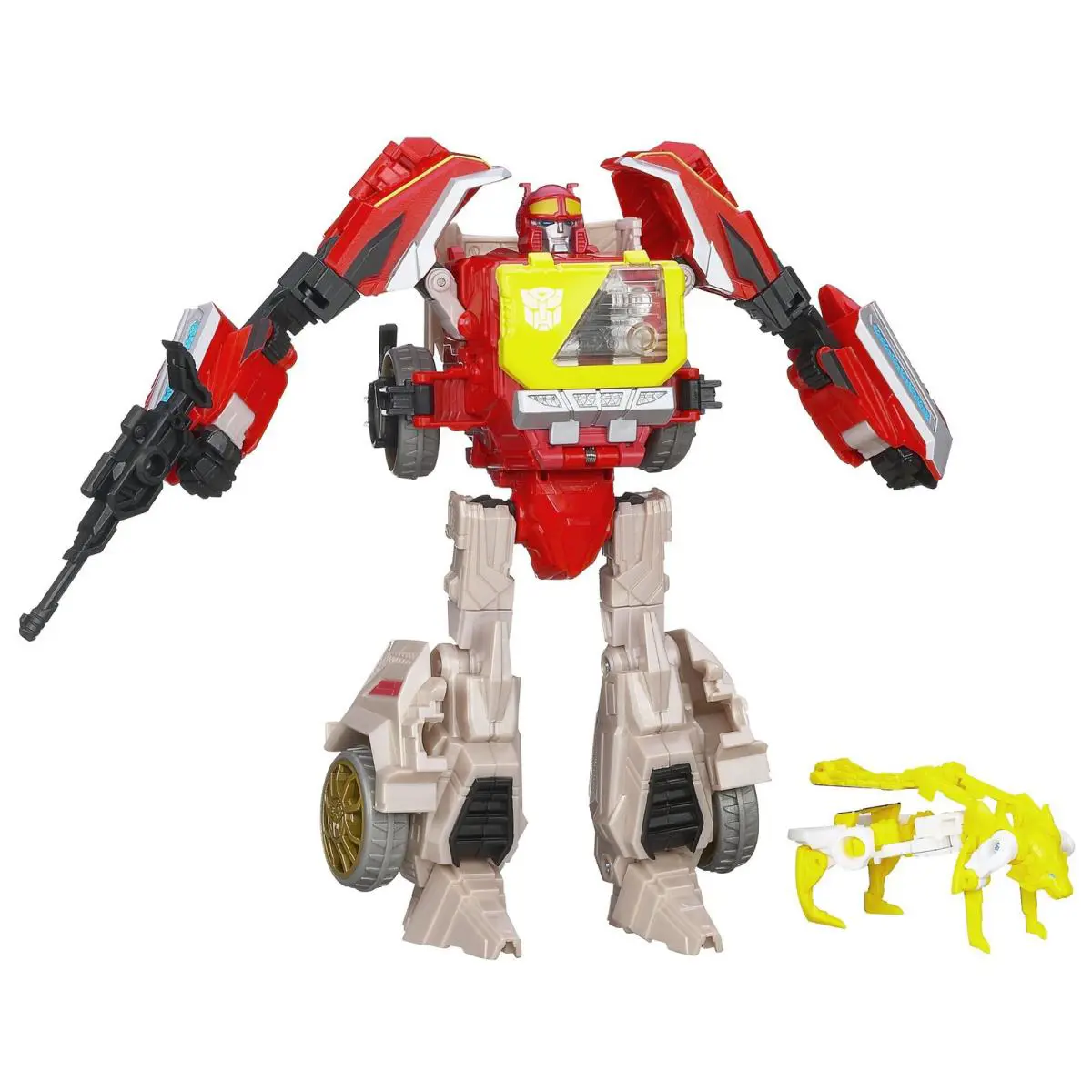 Transformers Autobot Blaster Figure with Steeljaw Data Disc Converts 2 Modes