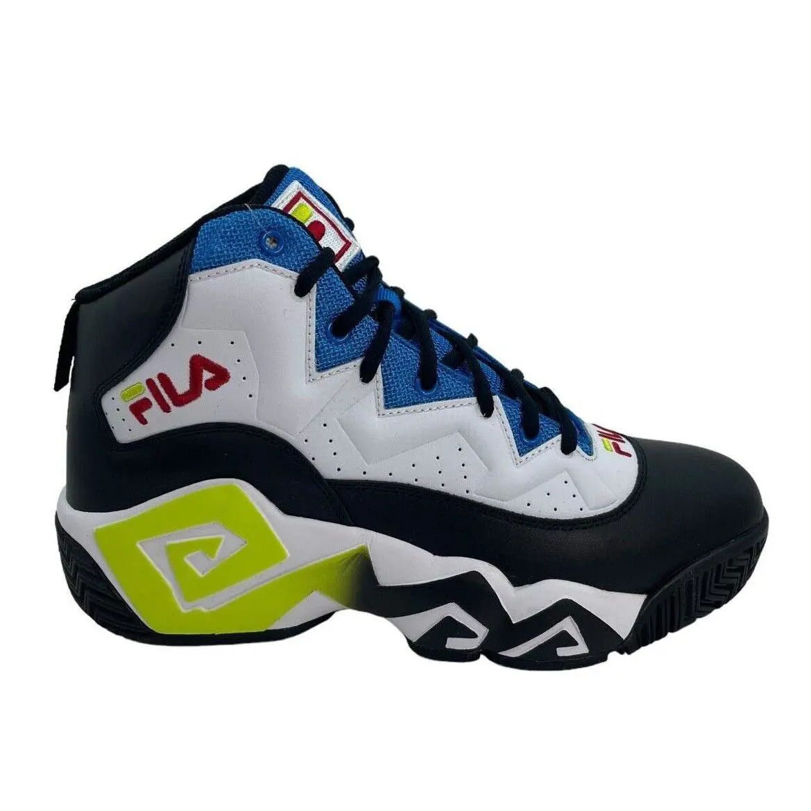 Fila shoes - FILA MB - 1BM01080 - White/black/emerlad Green/electrical Blue 8