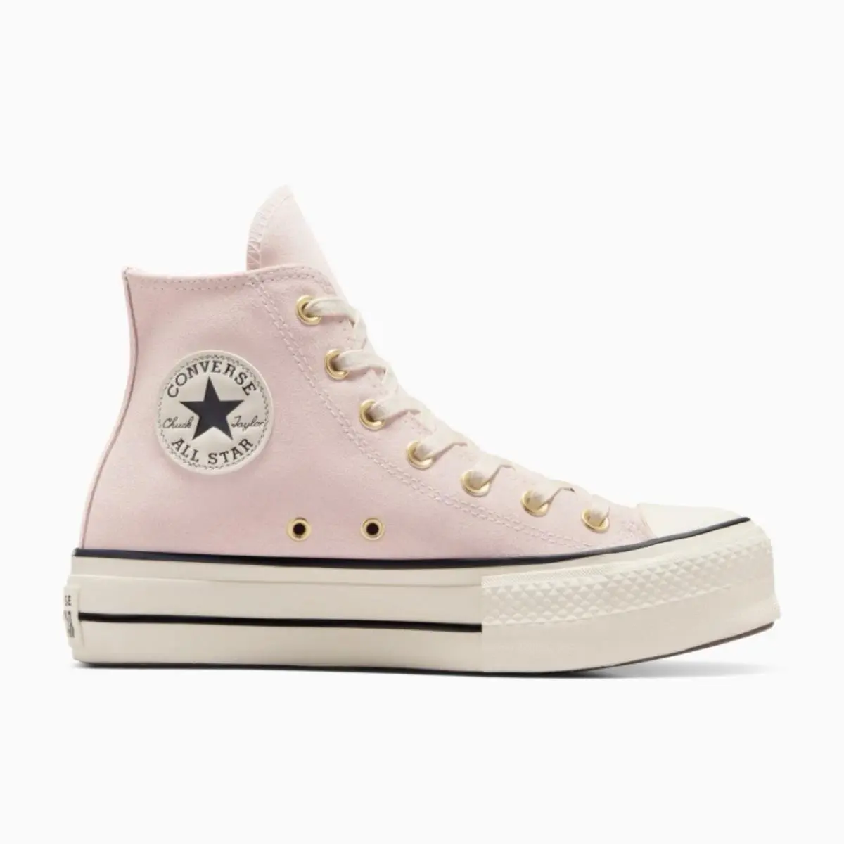 Ctas Lift Hi Platform Suede Pale Petal Ivory Nby A13823C Women’s 6.5 by Converse