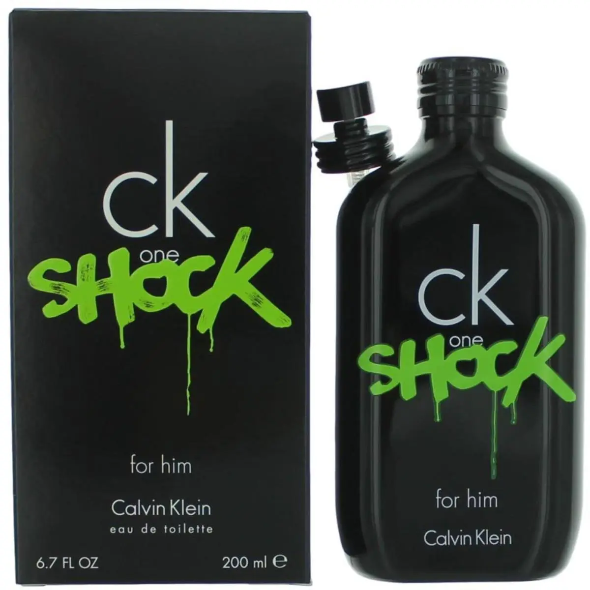 Calvin Klein Men`s Eau De Toilette Spray One Shock Captivating Scent 6.7 oz