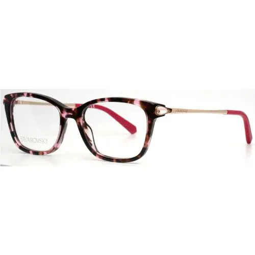 Swarovski SK5350 055 Colored Havana Womens Rectangle Eyeglasses 49-16-135 B:37