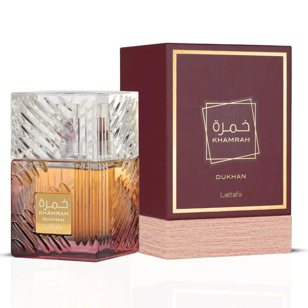Lattafa Khamrah Dukhan For Unisex Eau de Parfum Spray 3.4 Ounce / 100 ml