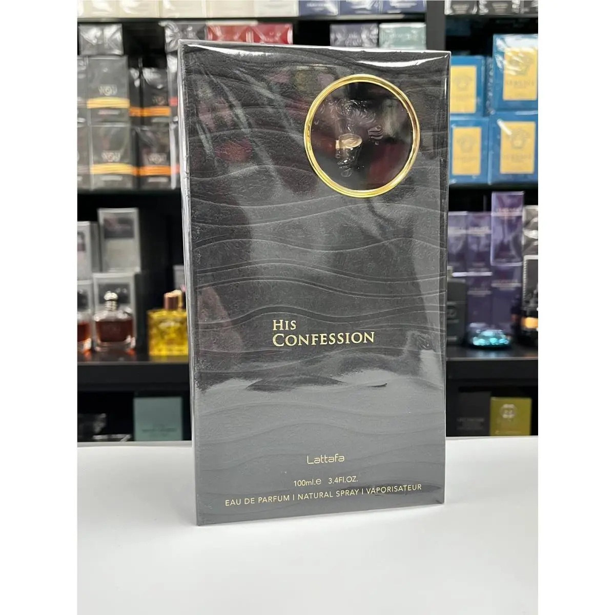 Lattafa His Confession Eau de Parfum For Men 3.3 Fl. Oz. / 100ml