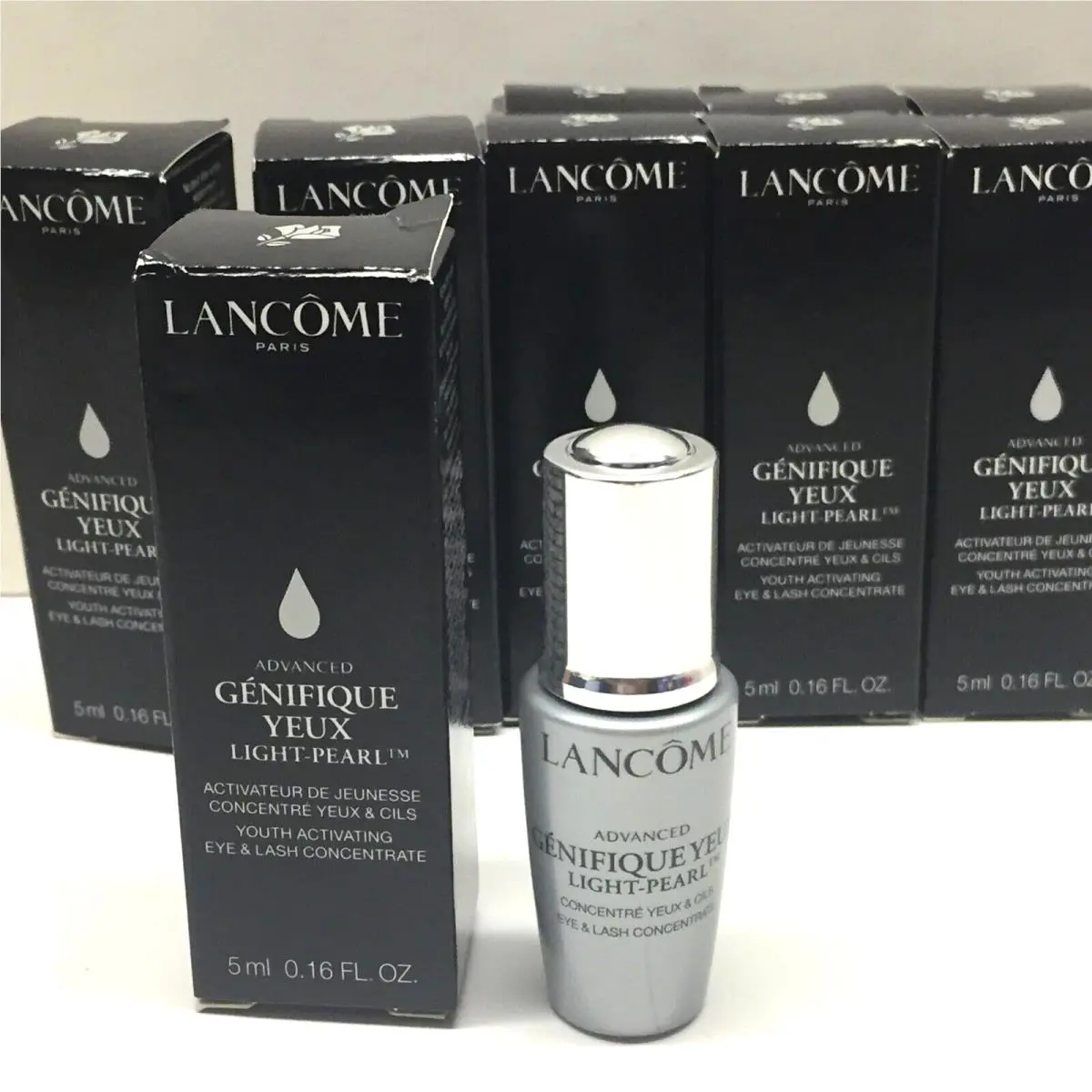 Lot 10 Travel Lancome Genifique Yeux Light Pearl Eye Lash Concentrate 5 ml