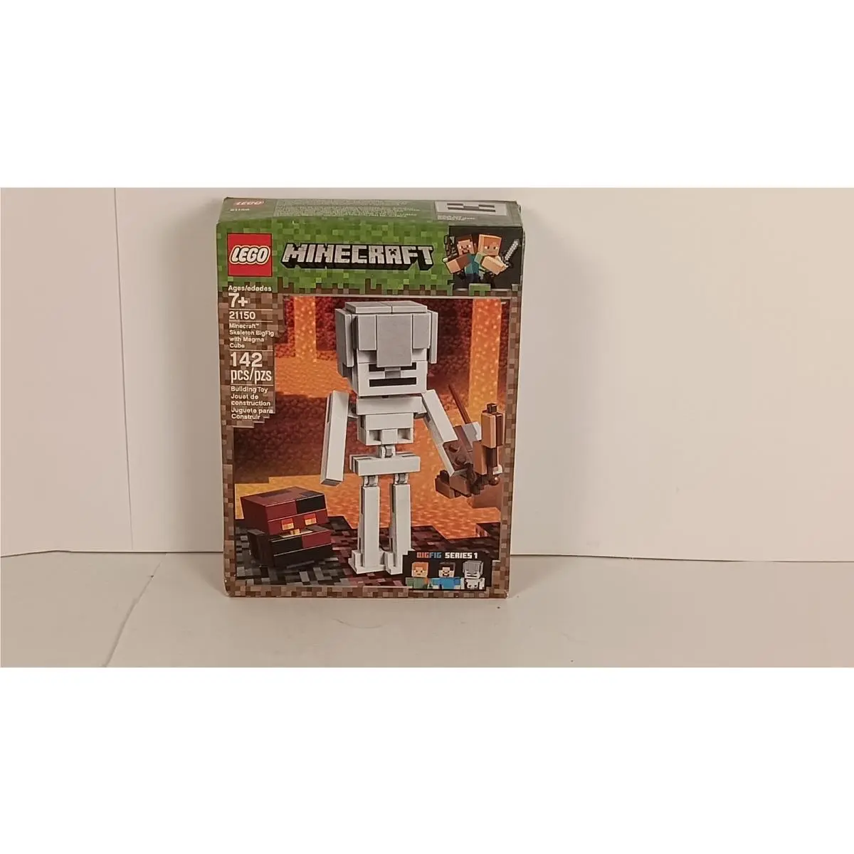Lego Minecraft 21150 : Skeleton Bigfig with Magma Cube Set