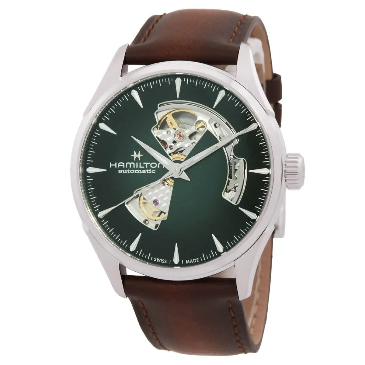 Jazzmaster Open Heart Automatic Men`s Watch H32705560 by Hamilton
